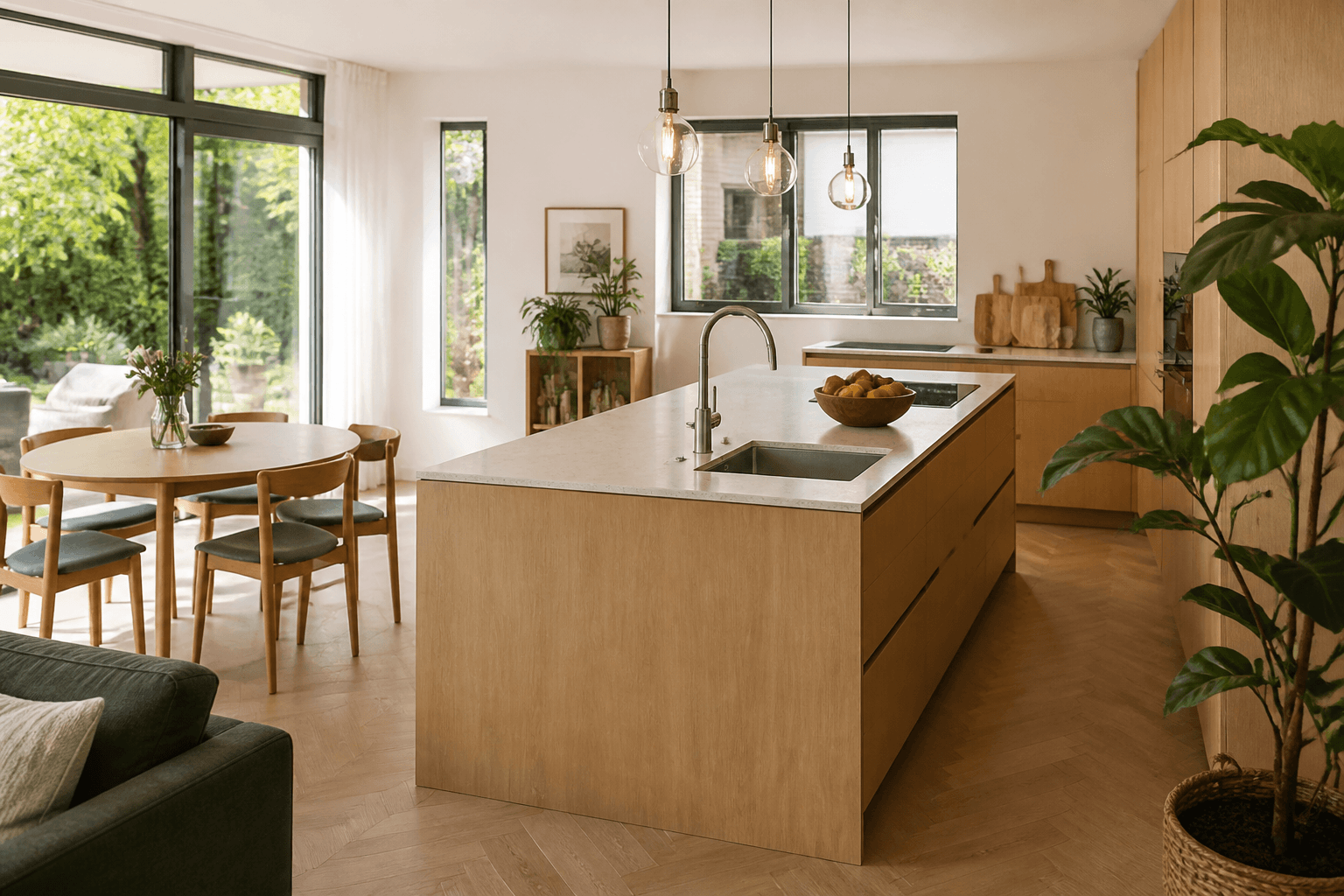Opgeleverde open keuken in Zutphen